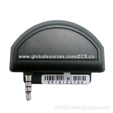 Handheld POS terminal, supports iOS and Android system, CE-/FCC-certified, 12 months warranty